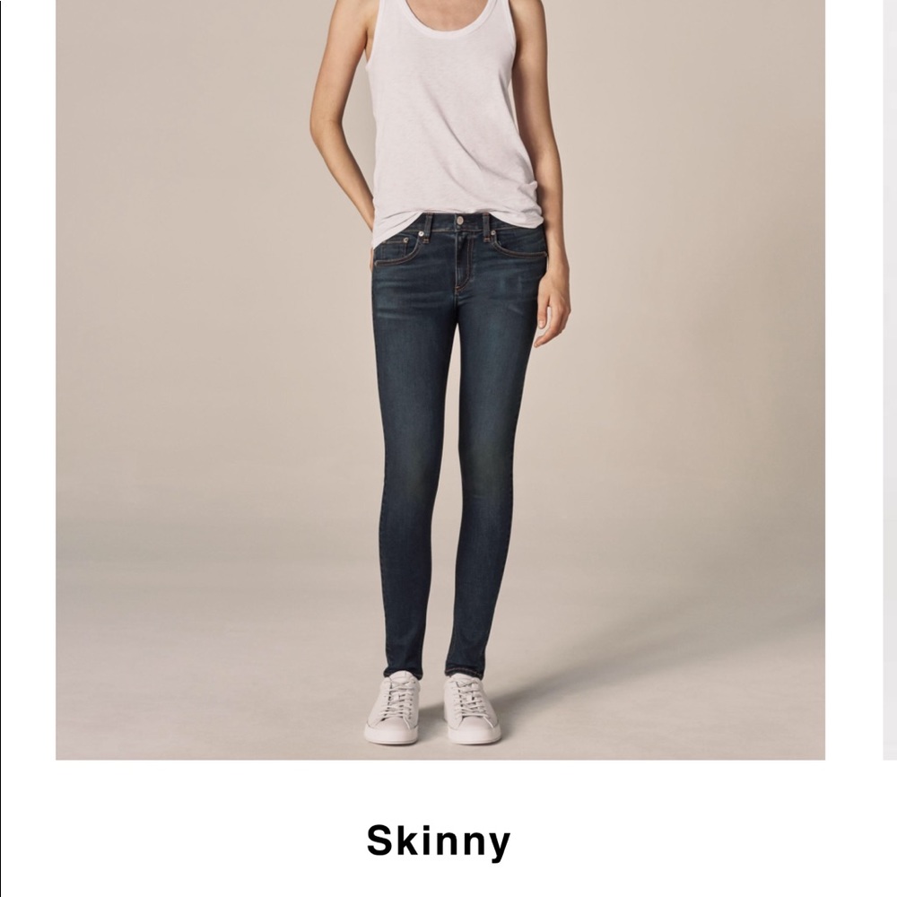 Rag & Bone High Rise skinny jeans